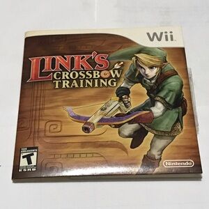 Link's Crossbow Training for Nintendo Wii CIB Complete with Manual
